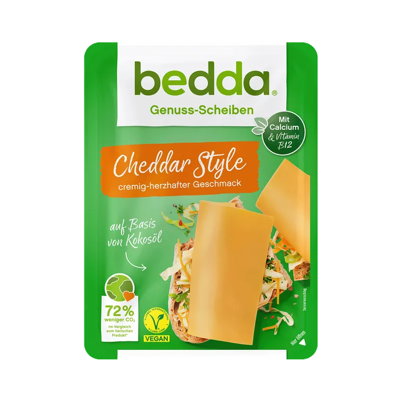 bedda Scheiben Cheddar Style, 150g – Produktbild 1 von 1