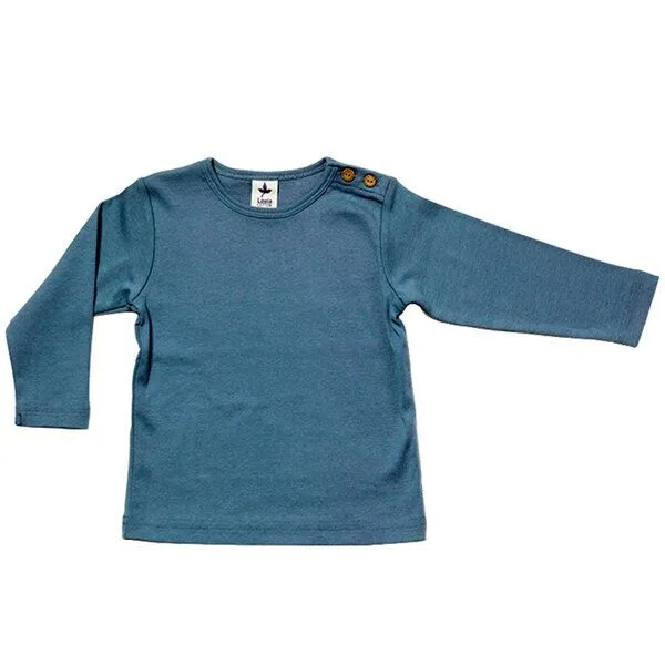 Leela Cotton Leela Cotton Langarmshirt, Taubenblau, – Produktbild 1 von 1