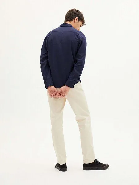 thinking mu thinking mu Hemp Ant Shirt, Blau (navy), – Produktbild 3 von 4