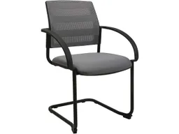 Topstar Topstar Besucherstuhl "AIRWORK MEETING 20.1" mit Armlehnen, grau – Produktbild 1 von 1