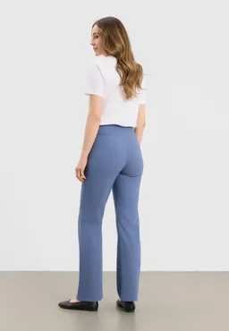 LAURIE LAURIE Damen vegan Hose Thea Straight Sl Blau – Produktbild 1 von 1