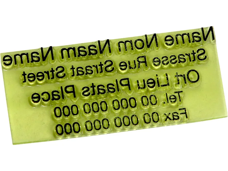 Colop Colop Ersatztextplatte P40 6-zeilig ohne Logo – Produktbild 1 von 1