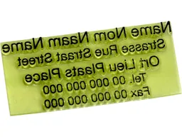 Colop Colop Ersatztextplatte P40 6-zeilig ohne Logo – Produktbild 1 von 1