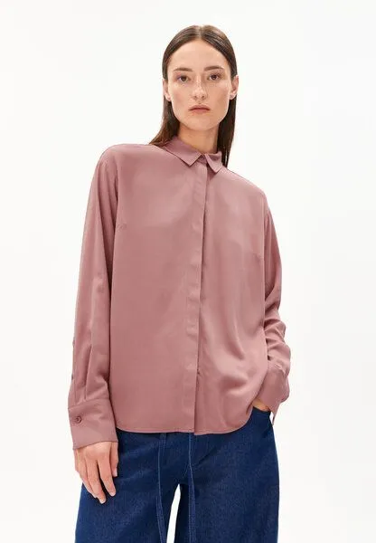 ARMEDANGELS ARMEDANGELS LARISAANA Damen Bluse aus LENZING ECOVERO Viskose, Light berry, – Produktbild 1 von 4