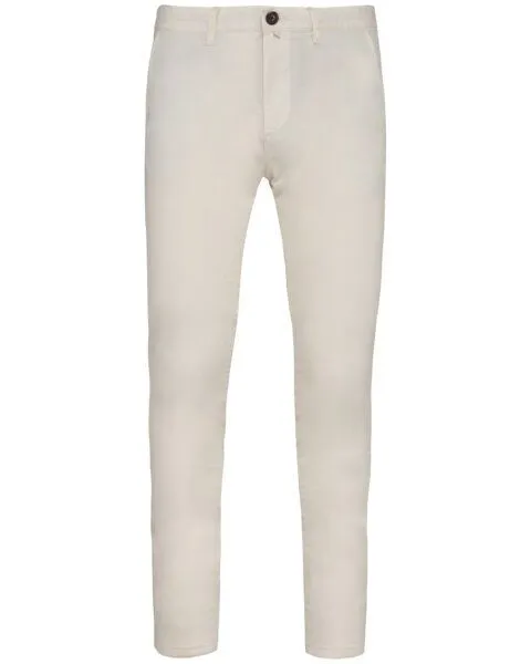 Greenspired Greenspired Umweltfreundliche Herren Chinohose Slimfit 235 g/m², Elfenbein, – Produktbild 1 von 2
