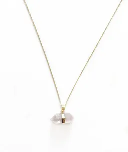 Crystal and Sage Crystal and Sage Rosenquarz Diamond Halskette – Produktbild 1 von 1