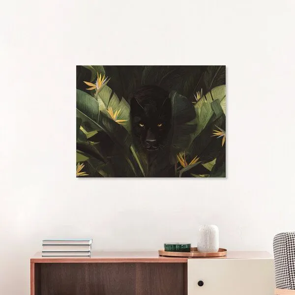 Photocircle Photocircle Poster / Leinwandbild - Hello Panther ! – Produktbild 1 von 4