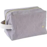 La Cerise sur le Gâteau La Cerise sur le Gâteau Cube Kulturtasche | Kosmetiktasche aus Bio-Baumwolle, Malve, – Produktbild 1 von 1