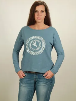 NATIVE SOULS NATIVE SOULS Longsleeve Oversize Damen - Circle Kolibri – Produktbild 1 von 1