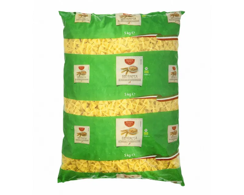 mamma lucia Nudeln, Mamma Lucia Bio Farfalle Schleifchen Hartweizengrießnudeln 5000g – Produktbild 1 von 2