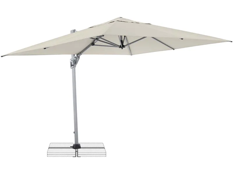 Doppler doppler Sonnenschirm "Active NEO Side" 260 x 350 cm, natur – Produktbild 1 von 1