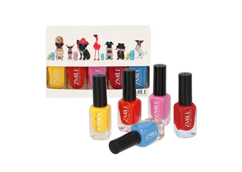 ZMILE COSMETICS Nagellack-Set Gel Like Nail Polish Set 'Summer Vacation', 5-tlg., mit veganer Formulierung, Bunt, – Produktbild 6 von 6