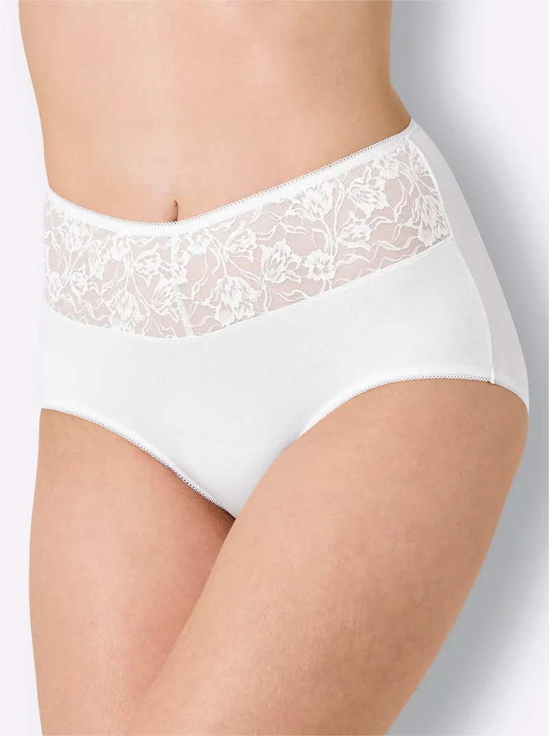 wäschepur Taillenslip weiß, Weiß, – Produktbild 2 von 3