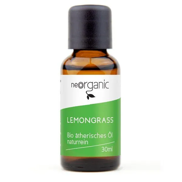 NeoOrganic NeoOrganic Bio-Zitronengrasöl (Cymbopogon flexuosus) –Lemongrass BIO-ÖL – Produktbild 1 von 3