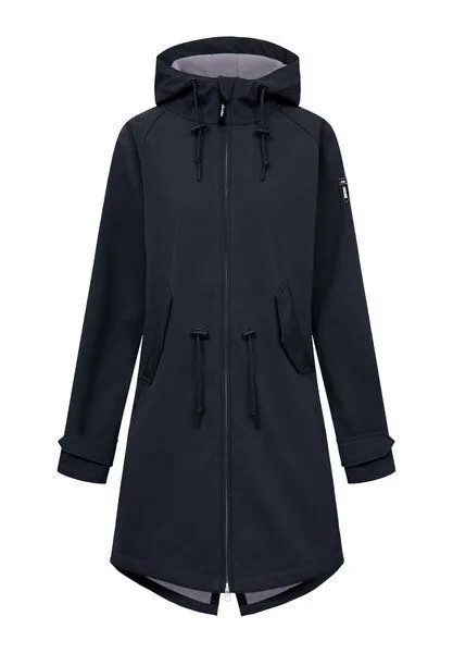 derbe derbe Softshelljacke „Island Friese“, Navy/lavender gray, – Produktbild 2 von 4
