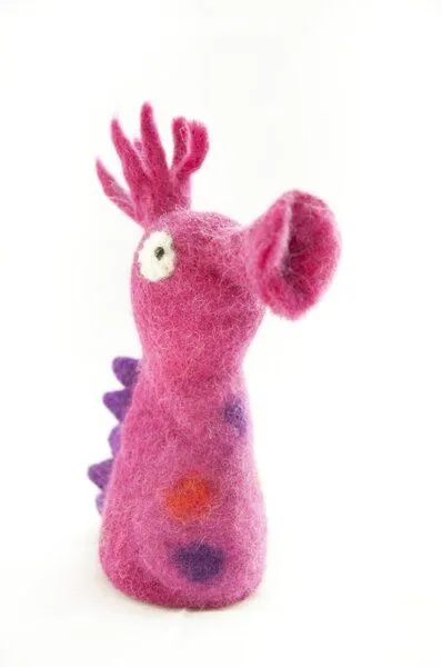 short'n'pietz short'n'pietz Seepferdchen als Filz Eierwärmer, Pink, – Produktbild 3 von 3