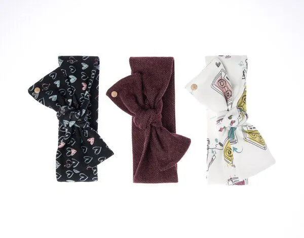 Marraine Kids Marraine Kids Stirnband aus Bio Baumwolle "Cosy", Burgundy, – Produktbild 2 von 2