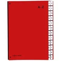 Pagna Pagna Pultordner Taben A-Z, 24-teilig rot – Produktbild 3 von 3