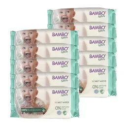Bambo Nature Bambo Nature Wipes Vorteilspackung (500 Tücher) – Produktbild 1 von 1