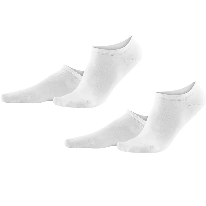 Living Crafts Living Crafts - Damen Sneaker-Socken, 2er-Pack (98% Bio-Baumwolle; 2% Elasthan), Weiß, – Produktbild 5 von 5