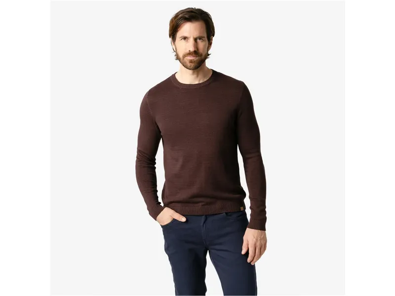Living Crafts Living Crafts - Herren Pullover - (100% Bio-Baumwolle), Braun, – Produktbild 8 von 8