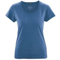 HempAge HempAge Damen T-Shirt mit Rollsaum Hanf/Bio-Baumwolle – Produktbild 1 von 1