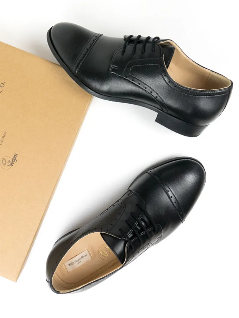 Will's Vegan Store Will's Vegan Store Herren vegan Derby's City Black, Schwarz, – Produktbild 2 von 2