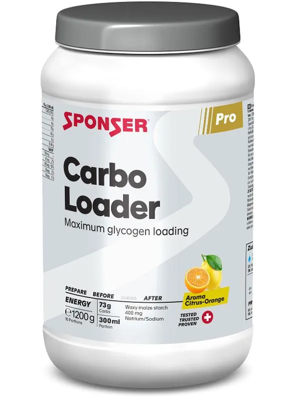 SPONSER SPONSER Carbo Loader - Citrus-Orange (1200g) – Produktbild 2 von 2