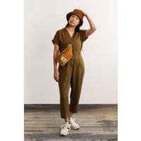 TWOTHIRDS TWOTHIRDS Damen vegan Jumpsuit Wolmido Dusty Ochre – Produktbild 1 von 1
