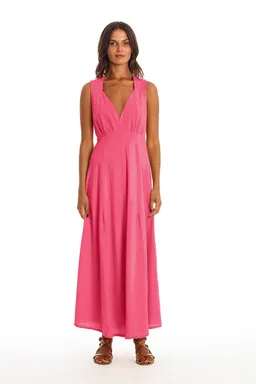 RAVENS VIEW IBIZA RAVENS VIEW IBIZA Damen vegan Kleid Wien Candy Rot – Produktbild 1 von 1