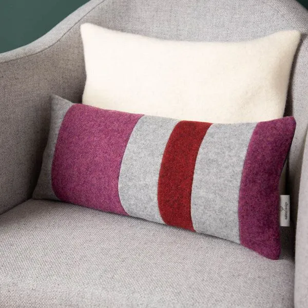 nahtur-design nahtur-design Rückenkissen mit Wollefüllung | Rückenstützkissen, No_16 (bunt), – Produktbild 1 von 4