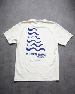 Lucid Collective Lucid Collective Damen vegan T-Shirt Lucid X Damen Wave Project Weiß – Produktbild 1 von 1