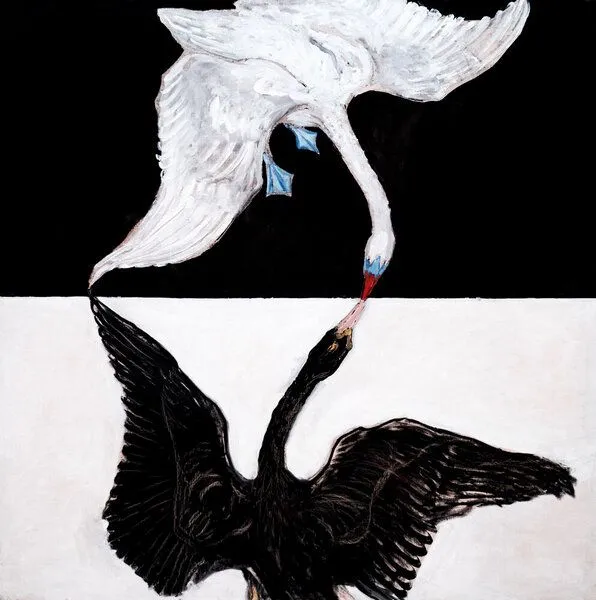 Photocircle Photocircle Poster / Leinwandbild - Hilma af Klint – The Swan No. 1 – Produktbild 2 von 4