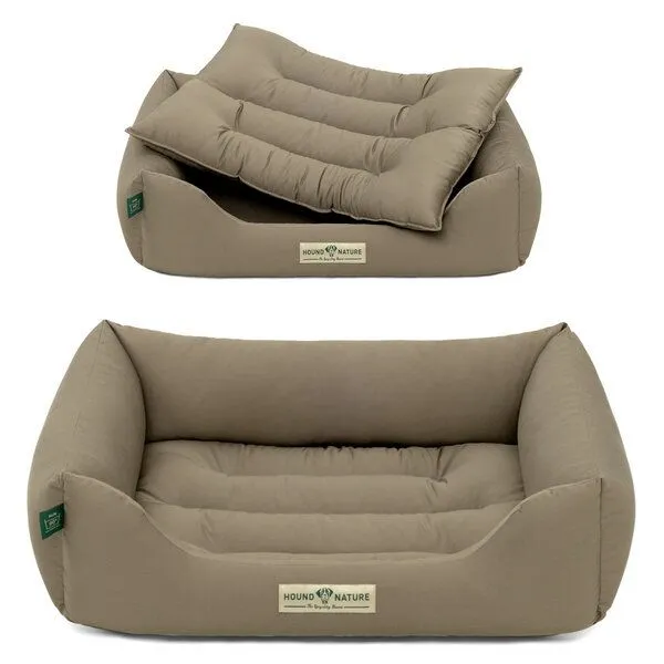 HOUND & NATURE HOUND & NATURE Öko Hundebett BERN, Taupe, – Produktbild 4 von 5