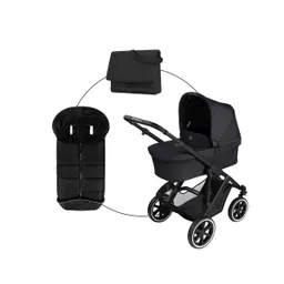 ABC Design ABC Design Kombikinderwagen Salsa 5 Air inkl. Wickeltasche und Fußsack schwarz – Produktbild 1 von 1