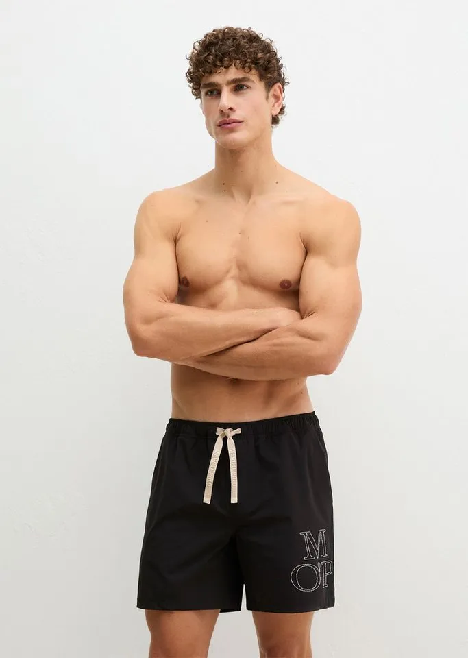 Marc O'Polo Marc O'Polo Badeshorts Essentials, Schwarz, – Produktbild 1 von 5