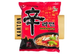 Nong Shim Fertiggericht Nong Shim Shin Ramyun Ramen Nudeln scharf 20x120g, 30 x – Produktbild 1 von 1