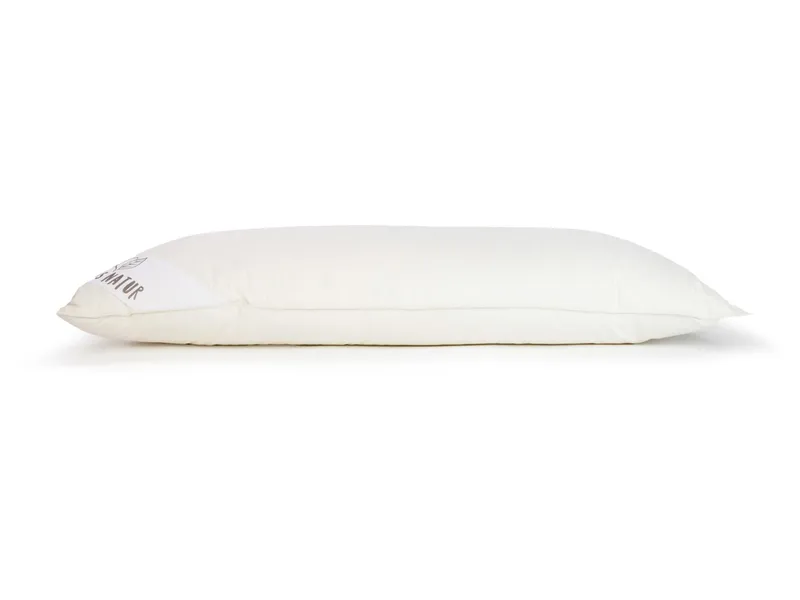 HANS NATUR HANS NATUR Bauchschläfer Kissen, 3 Kammern Daunen Maße 40 x 80 cm – Produktbild 1 von 2