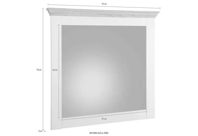 OTTO home Spiegel Binz, Weiß, – Produktbild 4 von 5