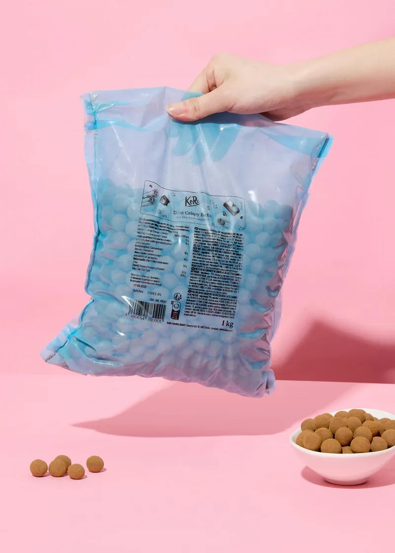KoRo Zimt Crispy Balls mit Milchschokolade 1 kg – Produktbild 4 von 5