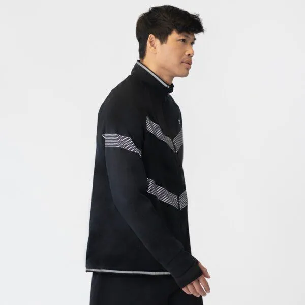 TAO Sportswear TAO Sportswear Winddichte Herren Laufjacke Nox mit Daumenschlaufe, Schwarz, – Produktbild 2 von 2