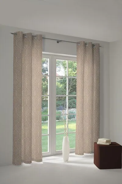 Nature by Adam Nature by Adam Vorhang aus 100% Bio-Baumwolle - Made in Germany - Easy Diamond, Dunkelbraun, – Produktbild 7 von 7