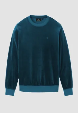 recolution recolution Herren vegan Sweatshirt Pimento Deep Teal – Produktbild 1 von 1