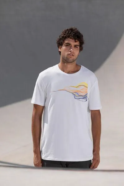 Kultgut Kultgut Artdesign- Biofair- T-Shirt mit Motiv / FADED, Weiß, – Produktbild 3 von 3