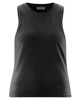 HempAge Hempage Damen vegan Sportliches Crop Top Schwarz – Produktbild 1 von 1