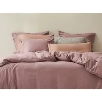 Yumeko Kissenbezug "Yumeko" aus Velvet Flanell, Mauve chambray, – Produktbild 1 von 1
