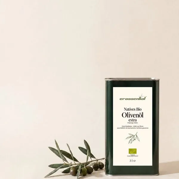 Erassential Erassential Natives BIO Olivenöl Extra Kanister 5 Liter – Produktbild 1 von 4