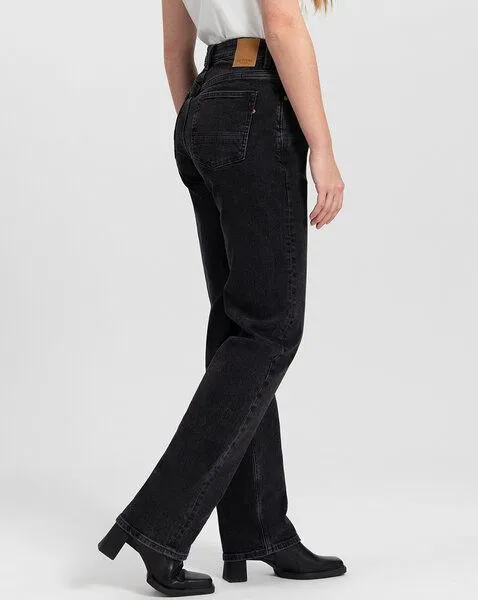 Kuyichi Kuyichi Jeans - Rosa Straight - aus Bio-Baumwolle, Schwarz (vintage black), – Produktbild 4 von 5
