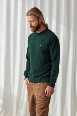 TWOTHIRDS TWOTHIRDS Herren vegan Sweatshirt Dunmore Dunkelgrün – Produktbild 1 von 1