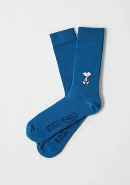 BeSocks BeSocks Bio-Tennissocken - Snoopy gestickt – Produktbild 1 von 1